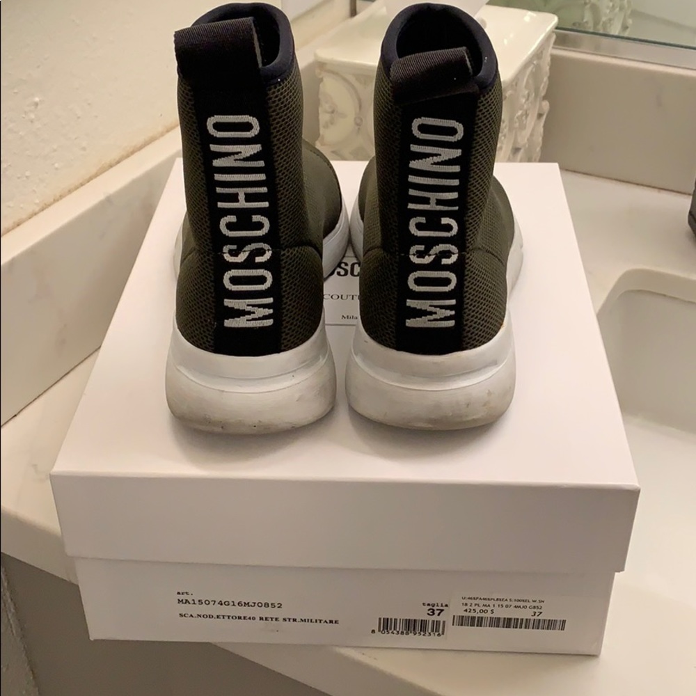 Moschino sock sneakers!